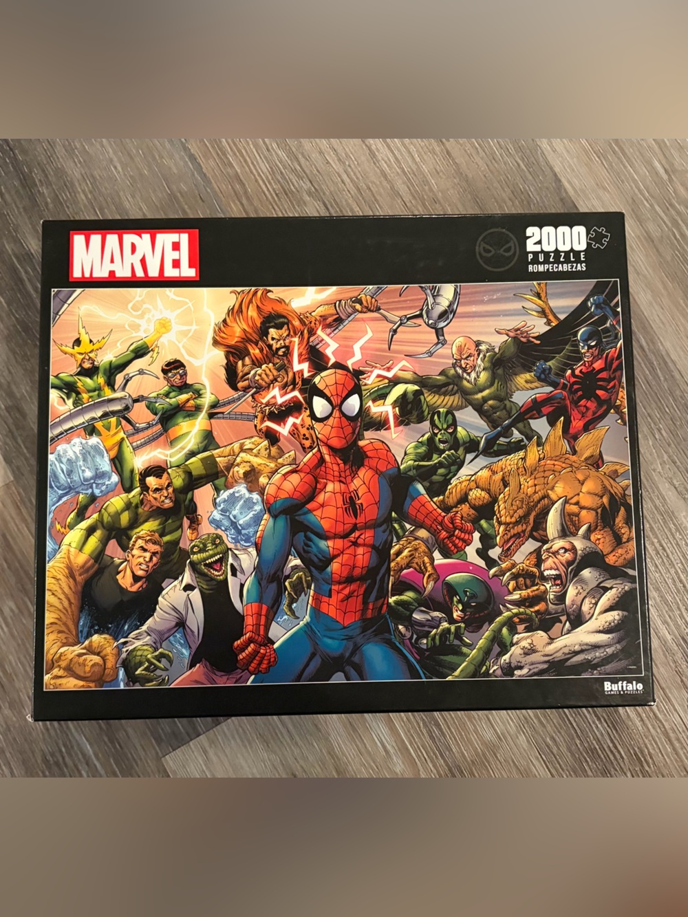 Marvel Spider-Man Puzzle – Red, Blue, Green, Orange